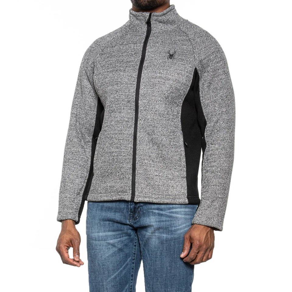 Spyder Men's Stellar Jacket Sherpa Lined Core Sweater Fleece - Image 1 of 1