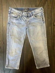 Women’s silver McKenzie denim capri size 29 - Picture 1 of 4