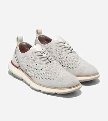 Cole Haan Men's 4.Zerogrand Oxford C37181 - Silver Birch Stitchlite NWB 10.5 - Image 1 of 4