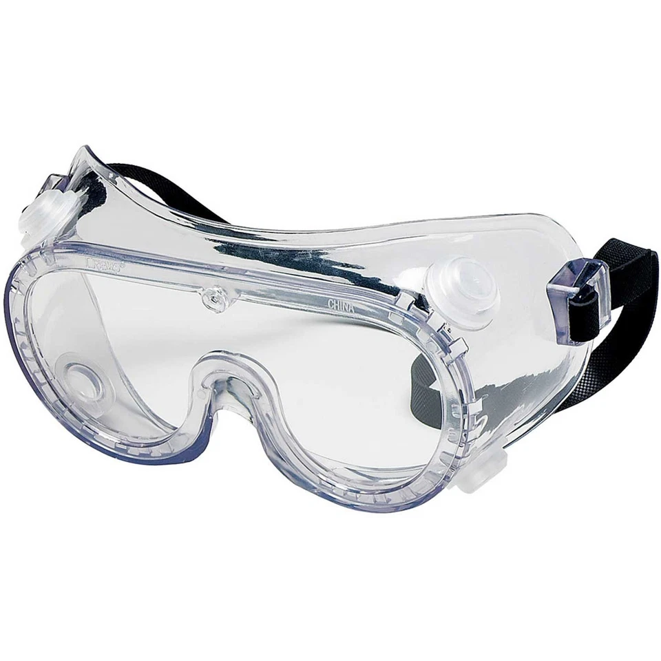 Chemical Splash Safety Goggles 2235R Indirect Vent Rubber Strap Clear AF Lens - Image 1 of 1
