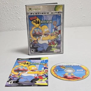 The Simpsons Hit & Run Microsoft Xbox 2004 Complete With Manual Platinum Hits - Picture 1 of 9