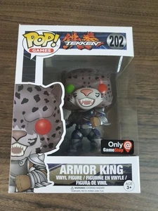 Funko Pop! Games - Armor King #202 Tekken GameStop Exclusive W/PROTECTOR - Picture 1 of 6