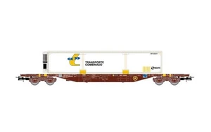 Electrotren 4-achs. Containerwagen MMC3, Transporte Combinado Ep. V RENFE - Picture 1 of 1