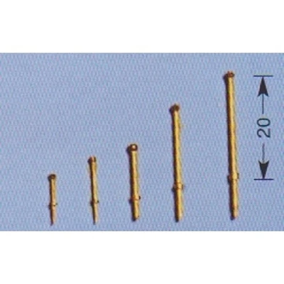 Relingstütze 1 Durchzug 10 Stück Messing NEU Reling Geländerstütze - Bild 1 von 2
