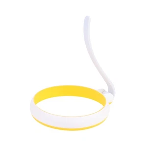 2 Piezas Círculos de Huevo para Cocina Molde de Tortilla Anillo de Silicona con Mango - Imagen 1 de 12