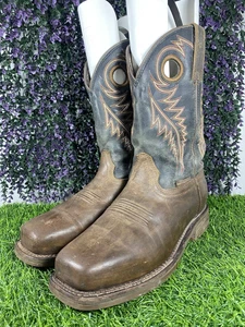 Georgia Boot Carbo Tec Elite Mens Size 7W Waterproof Zip up Work Boot Steel Toe - Picture 1 of 17