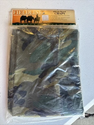 FIELDLINE Briar-Proof / Waterproof Hunting Chaps - Model C37P-96 Camouflage- New - Image 1 of 4