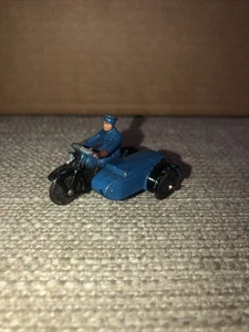 dinky toys nº 43b rac moto y sidecar - Imagen 1 de 6