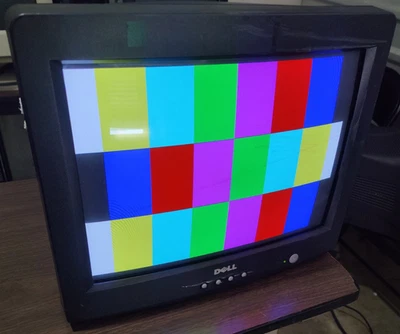 Dell E773s 17" 1600x1200 75hz Computer Monitor CRT READ DESCRIPTION - Image 1 of 4