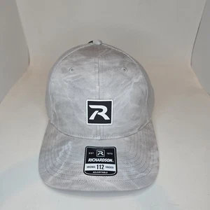 Richardson 112P Adult Bonefish Rubber Patch Snap Back Trucker Cap Hat - Picture 1 of 8