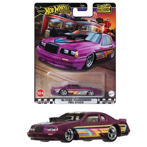 Hot Wheels Boulevard '86 Ford Thunderbird Pro Stock Toy Car Purple HRT72 - Picture 1 of 7
