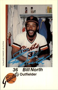 1980 (GIANTS) Giants Police #36 Bill North oversized - NM