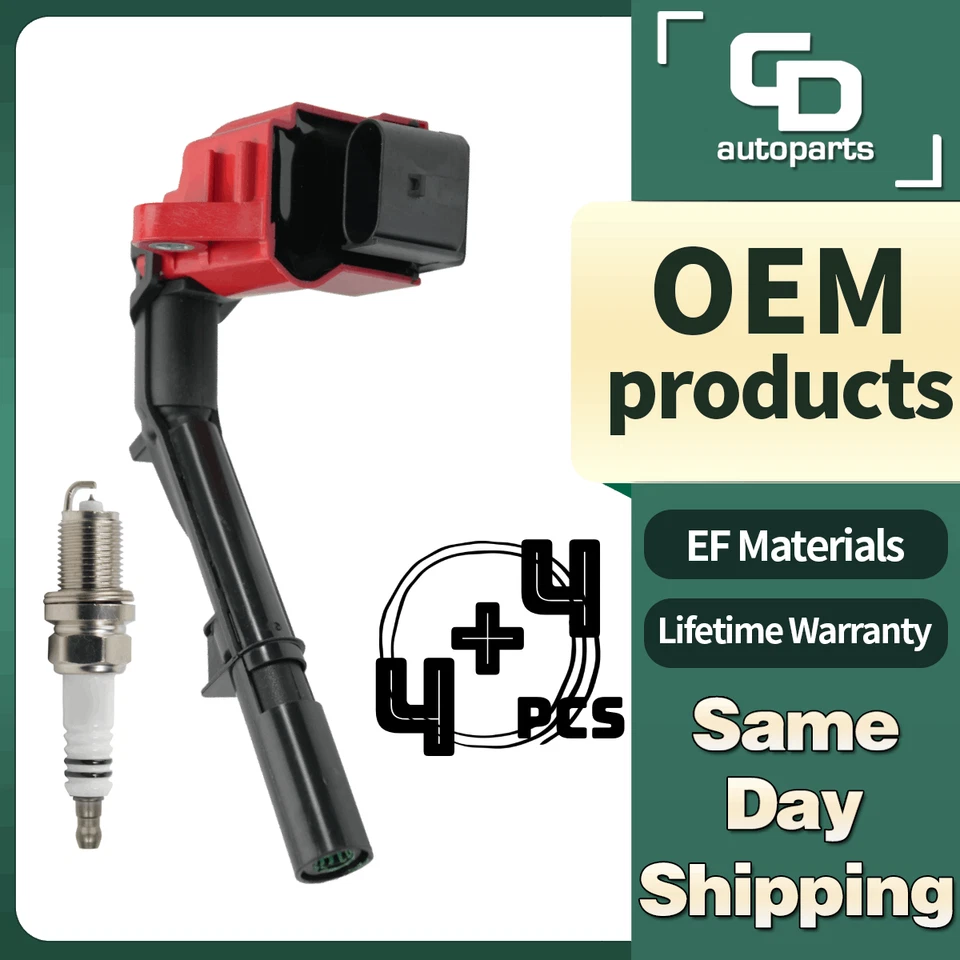 UF734 Upgrade Ignition Coil + Spark Plug for Mercedes Benz C300 CLA250 E300 2.0L - Изображение 1 из 4