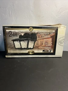 NEW Hampton Bay 2 piece Light Exterior Wall Lantern Vintage 2812-2 NEW OPEN BOX - Picture 1 of 5