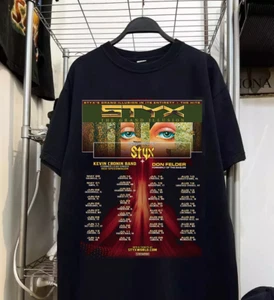 NUEVA Camiseta Styx Band Tour 2025 Manga Corta Regalo Para Fan S a 5XL CT168 - Imagen 1 de 3