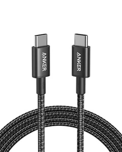 Anker Cable USB Charger Type 2.0 Fast 100W USB-C Charging Cable, Nylon New 6ft - Picture 1 of 7