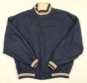 Vintage Nautica Cotton Reversible Jacket Men's L - Picture 1 of 7