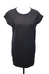 Athleta Sleeveless Crew Dress Black Stretch Nylon Cotton Stretch Knit Size XXS - Picture 1 of 5