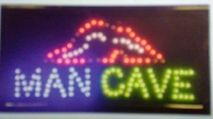 Man Cave Neon LED Sign,Store,Business,Bar sign,Window sign,smoke Shop sign - Picture 1 of 1