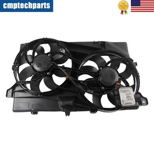 Dual Radiator Cooling Fan Assembly Fits For 2007-2015 Ford Edge Lincoln MKX - Picture 1 of 23