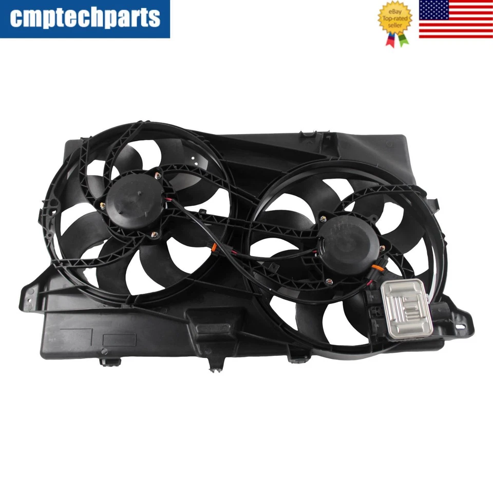 Conjunto de ventilador de refrigeración de doble radiador adecuado para Ford Edge Lincoln MKX 2007-2015 Foto 1 de 4