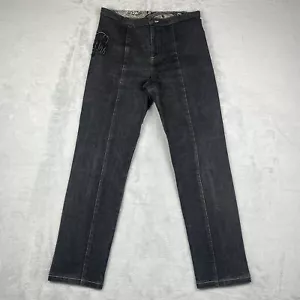 Kenzo Jeans Size 40 Black Made In Italy Womens W28 X L29 - Picture 1 of 14