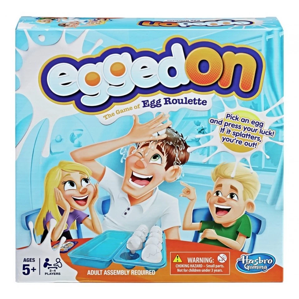 Hasbro Egg Gaming Egged on Game C24731020 Kids Childrens Family Fun Age 5