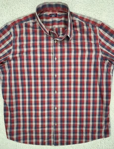 UNTUCKit Hemd Herren XXL rot blau kariert Pomerol Style Freizeit Outdoor Langarm - Bild 1 von 14