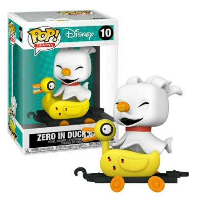 The Nightmare Before Christmas Zero in Duck Cart Vinyl POP! Figure #10 FUNKO NIB - Image 1 of 3
