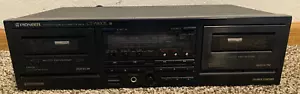 Pioneer Stereo Dual Cassette Tape Deck Player Recorder CT-W450R (FOR PARTS) - Picture 1 of 12