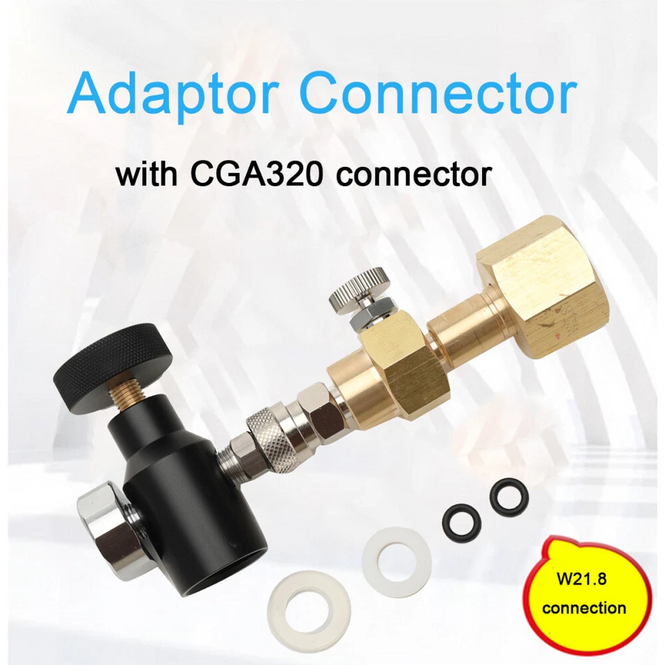 Co2 Cylinder Refill Station Sodas CO2 Refill Adapter Sodas Maker for Filling - Bild 1 von 4