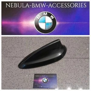 BMW SHARK FIN ANTENNA AERIAL TRIM  F SERIES 1 2 3 4 X5 X6 GLOSS BLACK F20 F40 - Picture 1 of 6