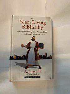 THE YEAR OF LIVING BIBLICALLY  BOOK - Picture 1 of 4