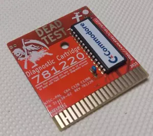DEAD TEST COMMODORE 64 128 DIAGNOSTIC cartridge 781220 - DIAGNOSTICA - GOLD - Foto 1 di 4