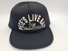 Casquette chapeau snapback vintage Petes Live Appait Springfield Illinois pour hommes noir blanc