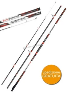 CANNA TRABUCCO SUSPIRIA SKY SURFER 4.50 M 160 G PESCA SURFCASTING CARBONIO CX1 - Foto 1 di 1