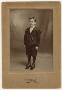 PORTRAIT OF AN ADORABLE YOUNG BOY BY A PHOTOGRAPHER / MAYOR IN MARION, OHIO - Picture 1 of 3