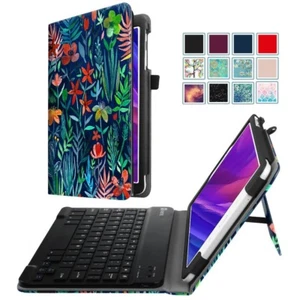 For Samsung Galaxy Tab E 9.6 / 8.0" Tablet Case Stand Cover / Bluetooth Keyboard - Picture 1 of 16