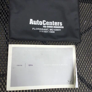 2006 infinity qx56 Owners Manual QX56 & CASE - Picture 1 of 4