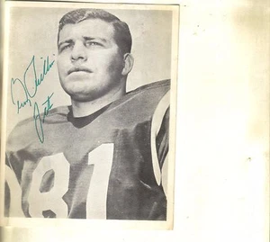 GERRY PHILBIN - NEW YORK JETS 5 1/2" X 7" AUTOGRAPHED PHOTO - Picture 1 of 1