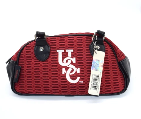 University of South Carolina Mesh/Leather Clutch Purse Gamecocks Official NWT Cover