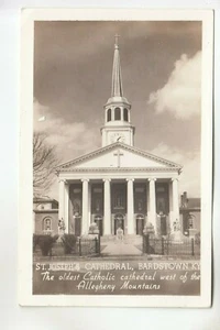 Real Photo Postcard St Joseph's Cathedral Bardstown KY - Picture 1 of 1