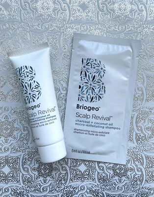 BRIOGEO SCALP REVIVAL CHARCOAL + COCONUT OIL MICRO-EXFOLIATING SHAMPOO 1.4 OZ + - Image 1 of 2