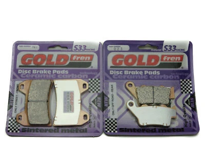 Pastillas de freno delanteras y traseras Goldfren S33 para Ktm 690 SM 2 pines fijación 2007-2009 Foto 1 de 3