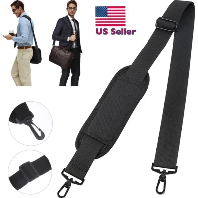 Bolso de Hombro Ajustable de Nylon Cinturón de Repuesto Correa Sólida Bandolera Bolso de Mano EE. UU. Foto 1 de 4