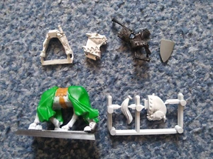 WARHAMMER WFB BRETONNIAN QUESTING KNIGHT TRUMPETER MUSICIAN METAL 5TH G WORKSHOP - Picture 1 of 3