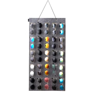 Sunglasses Organizer Storage- Hanging Eyeglasses Wall Pocket MountedEyewear D... - Picture 1 of 8