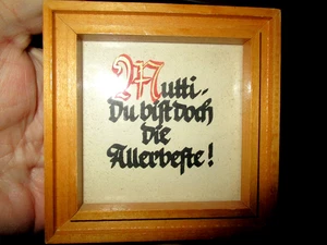 Kleines Spruchbild -              8,5 x 8,5 cm - Bild 1 von 1