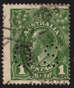 1d VERDE KGV PERF "OS" - PERFORACIONES MUY FUERA DE LUGAR FINO USADO (A30687) - Imagen 1 de 1