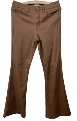 Sofia Jeans by Sofia Vergara Womens Size 10 Melisa Flare Pants Copper Stretch C1 - Image 1 of 4